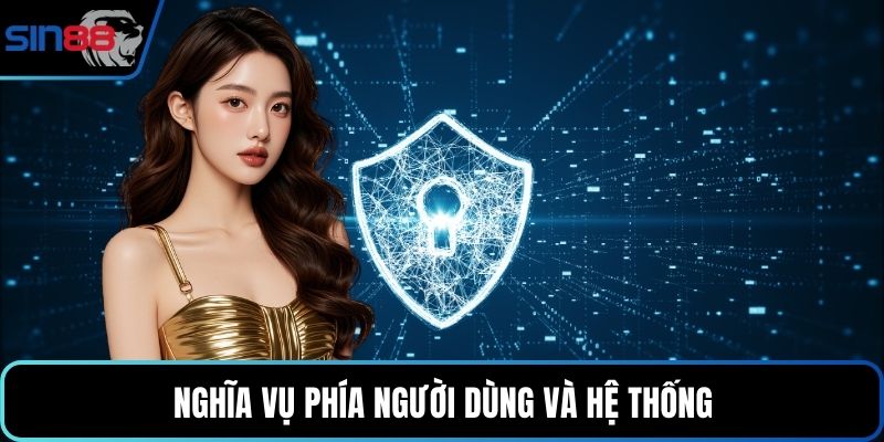 Nghĩa vụ phía người dùng và hệ thống