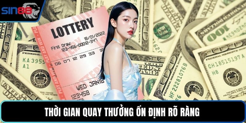 Thời gian quay thưởng ổn định rõ ràng 